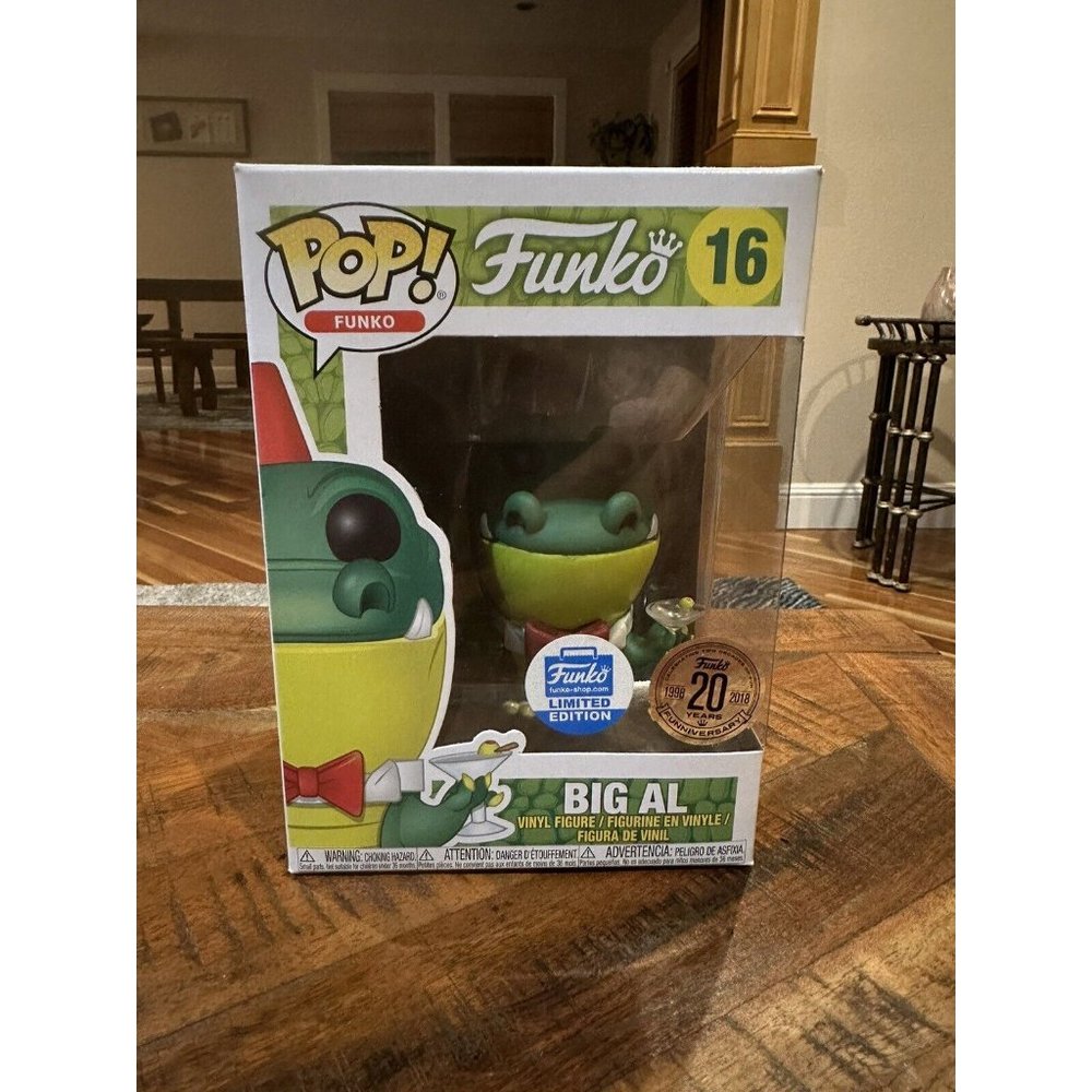 Funko Shop Exclusive Pop Vinyl  Limited Edition BIG AL #16 20th Anniversary